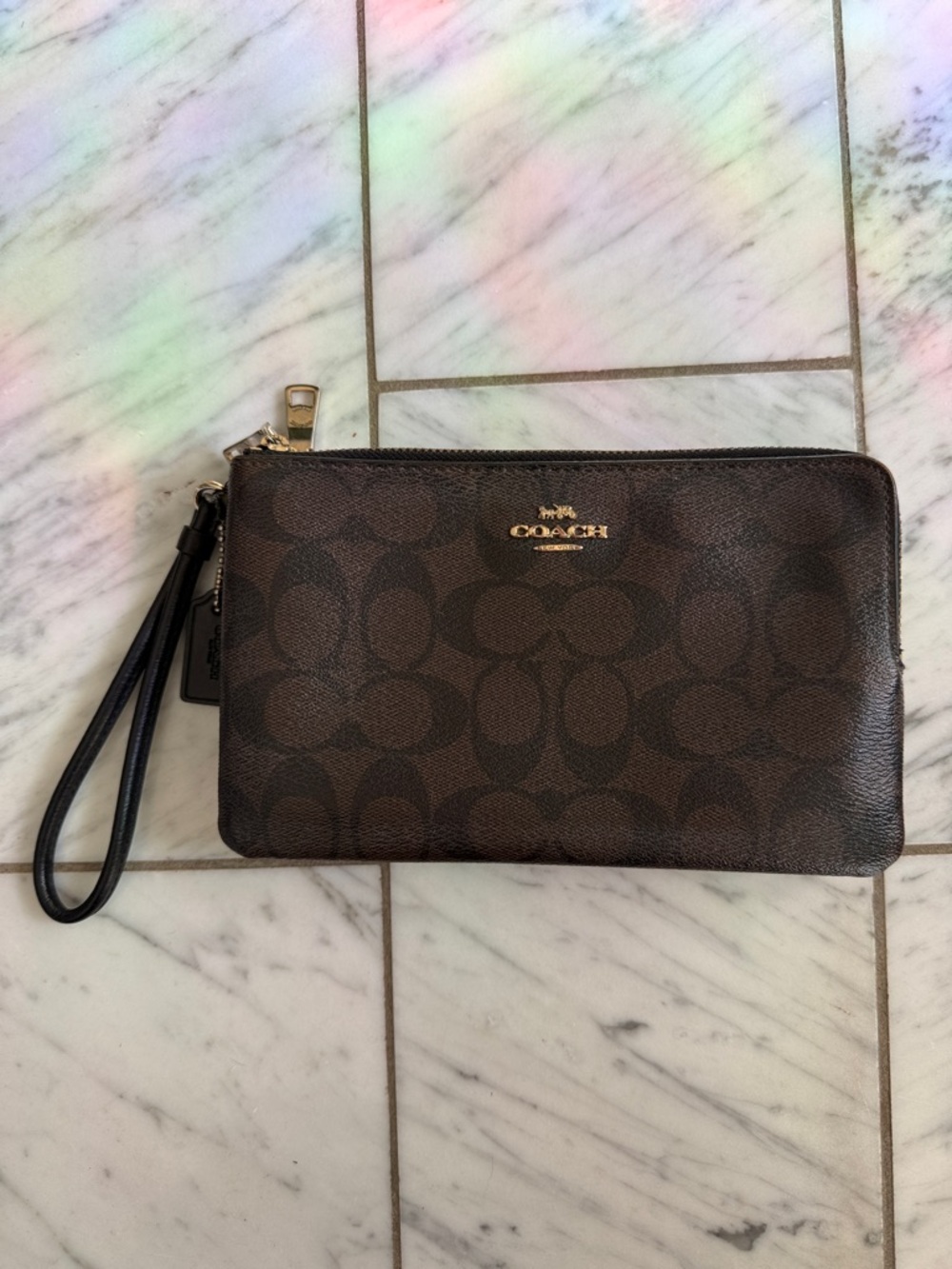 Coach Double Zip Wallet